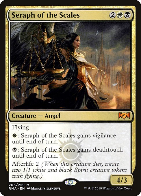 Seraph of the Scales - Ravnica Allegiance Mythic Card