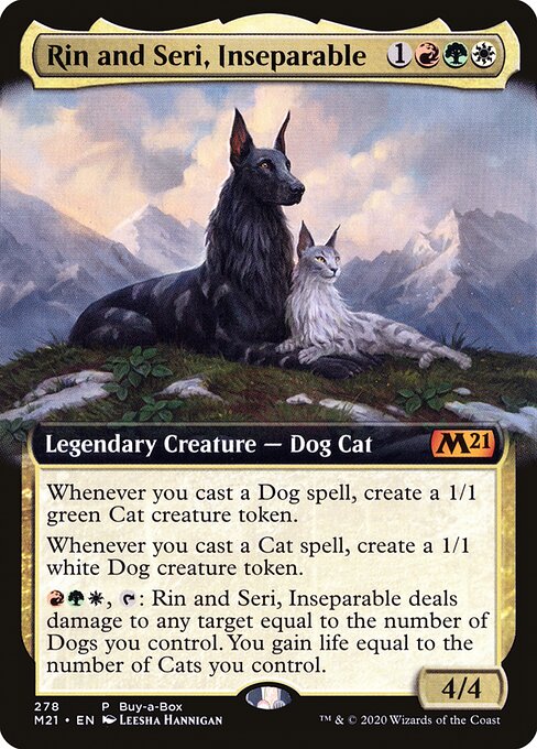 Rin and Seri, Inseparable - Core Set 2021 Mythic Card