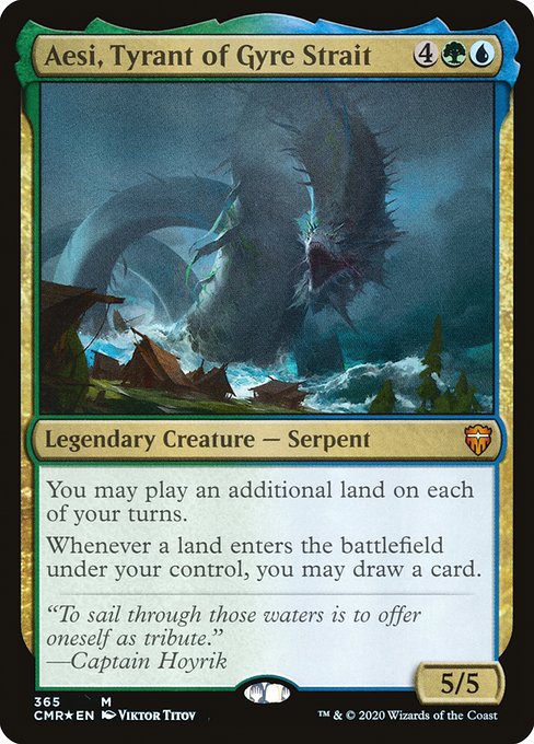 Aesi, Tyrant of Gyre Strait - Commander Legends Mythic Card