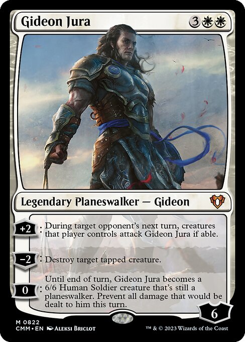 Gideon Jura - Commander Masters Mythic Card