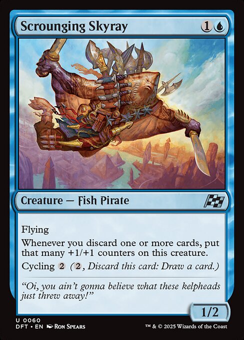 Scrounging Skyray - Aetherdrift Uncommon Card