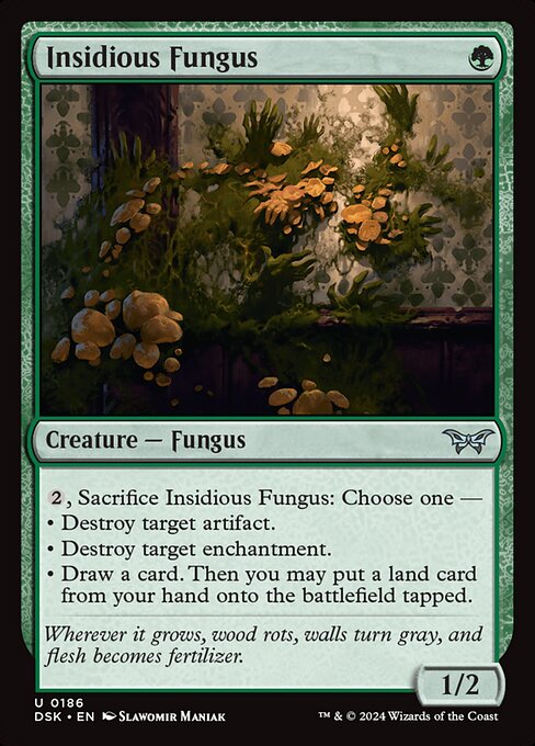 Insidious Fungus - Duskmourn: House of Horror Uncommon Card