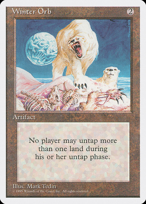 Winter Orb - Fourth Edition Rare Card