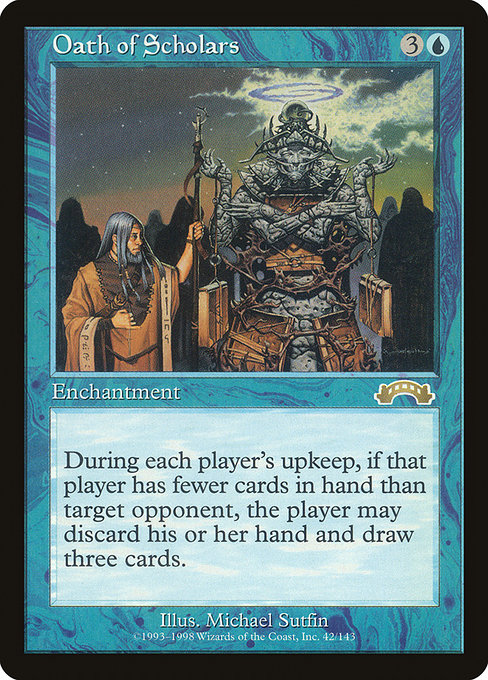 Oath of Scholars - Exodus Rare Card