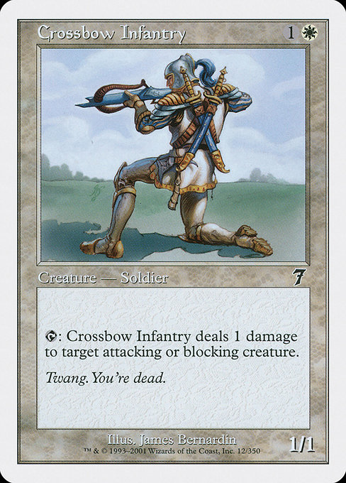 Crossbow Infantry - Seventh Edition Common Card