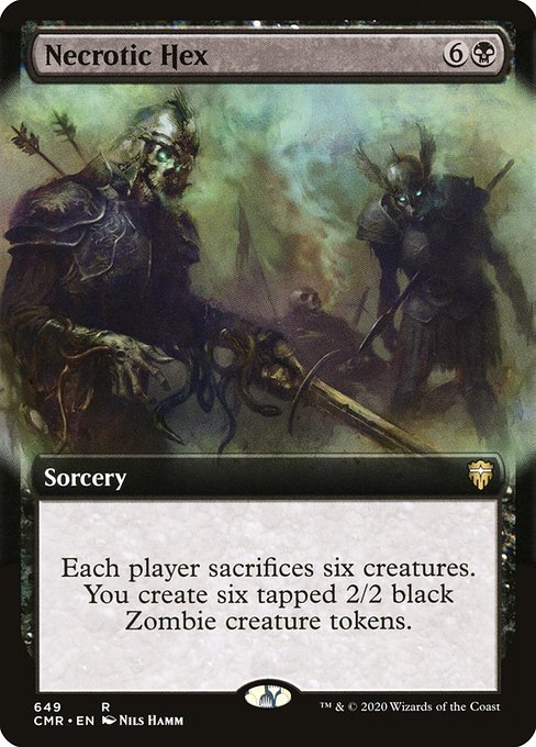 Necrotic Hex - Commander Legends Rare Card