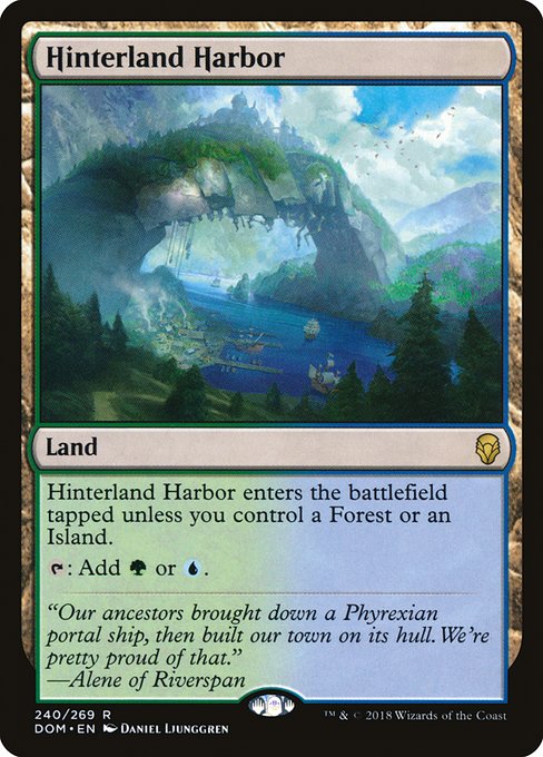 Hinterland Harbor - Dominaria Rare Card