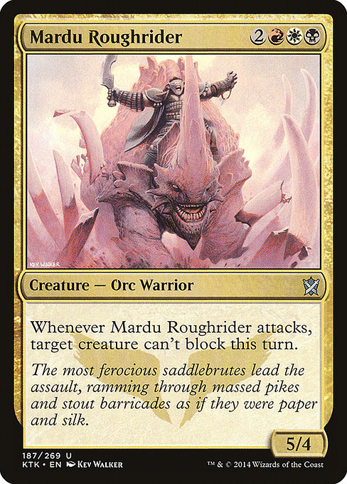 Mardu Roughrider - Khans of Tarkir Uncommon Card