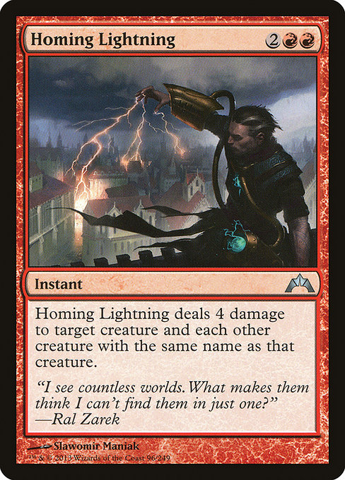 Homing Lightning - Gatecrash Uncommon Card