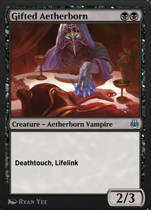 Gifted Aetherborn - Kaladesh Remastered Uncommon Card