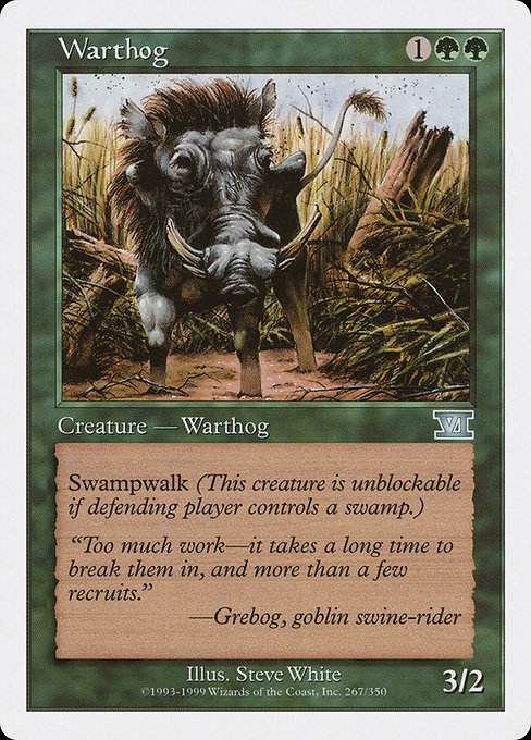 Warthog - Classic Sixth Edition Uncommon Card