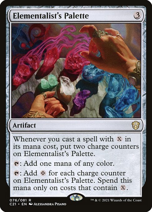 Elementalist's Palette - Commander 2021 Rare Card