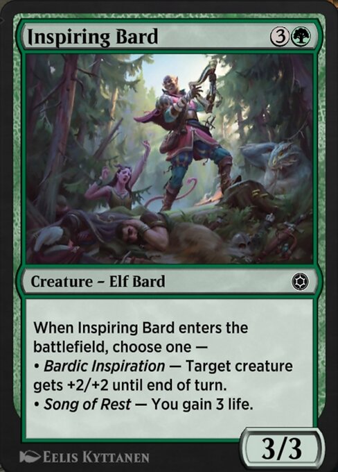 Inspiring Bard - Alchemy Horizons: Baldur's Gate Common Card