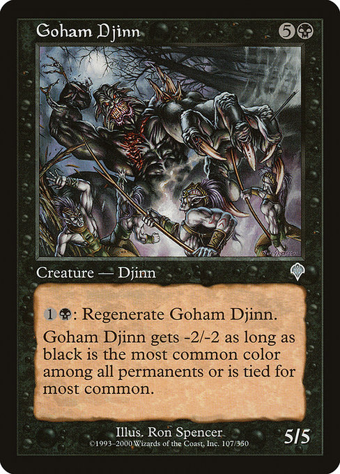 Goham Djinn - Invasion Uncommon Card