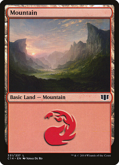 Mountain - Commander 2014 Common Card