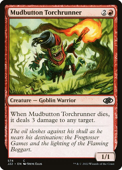 Mudbutton Torchrunner - Jumpstart 2022 Common Card