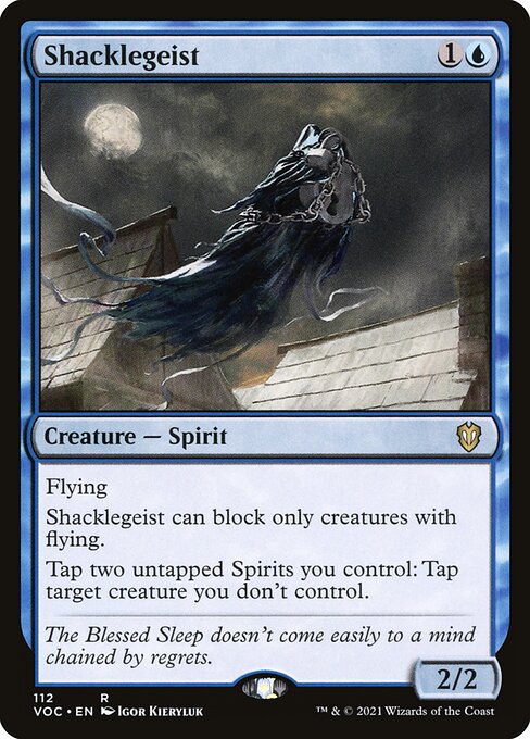Shacklegeist - Crimson Vow Commander Rare Card