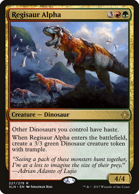 Regisaur Alpha - Ixalan Rare Card