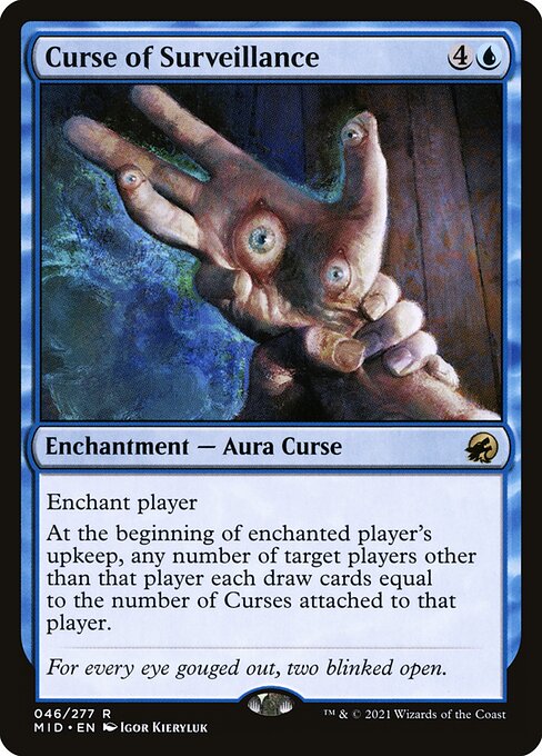 Curse of Surveillance - Innistrad: Midnight Hunt Rare Card
