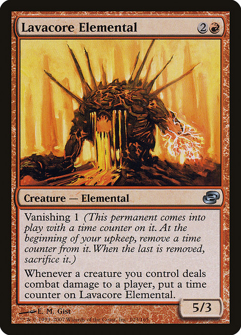 Lavacore Elemental - Planar Chaos Uncommon Card