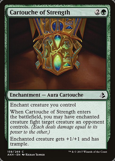 Cartouche of Strength - Amonkhet Common Card