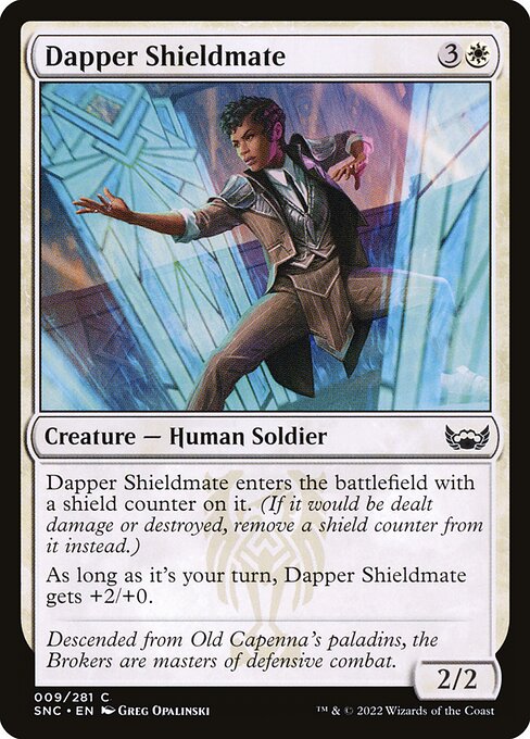Dapper Shieldmate - Streets of New Capenna Common Card