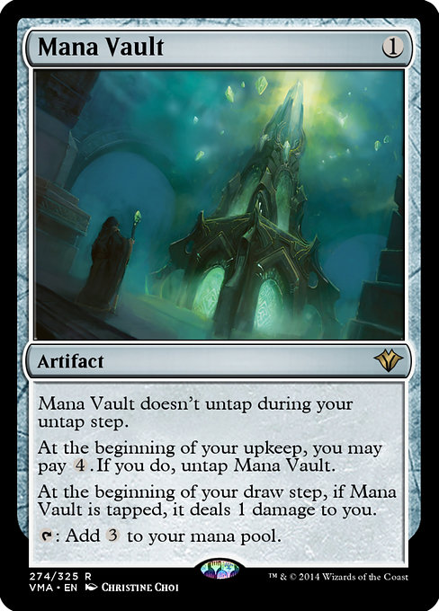 Mana Vault - Vintage Masters Rare Card