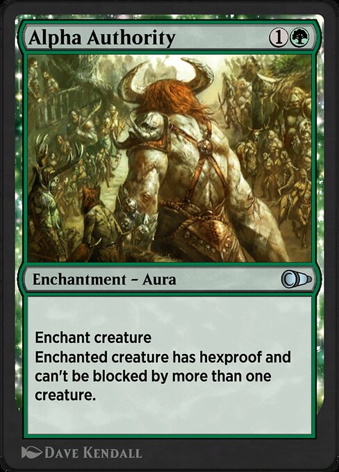 Alpha Authority - Pioneer Masters Uncommon Card