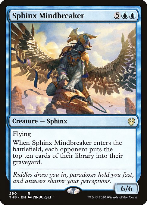 Sphinx Mindbreaker - Theros Beyond Death Rare Card