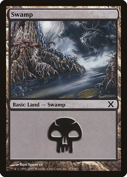 Swamp - Tenth Edition Common Card