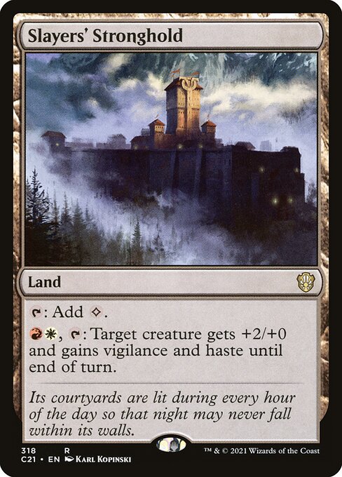 Slayers' Stronghold - Commander 2021 Rare Card