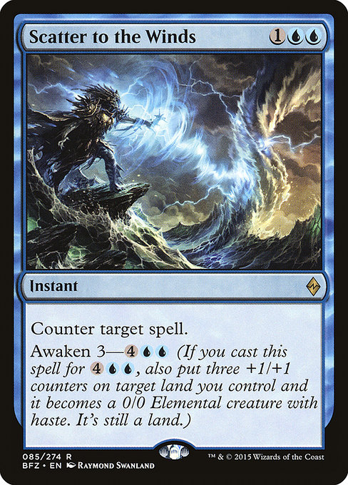 Scatter to the Winds - Battle for Zendikar Rare Card