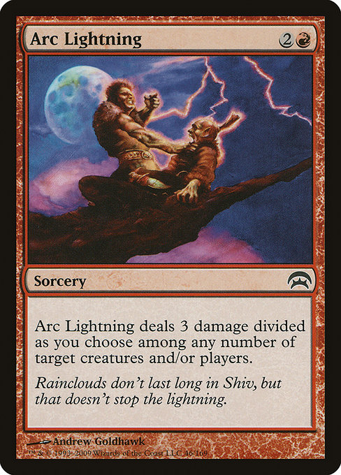 Arc Lightning - Planechase Common Card