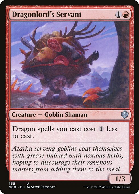 Dragonlord's Servant - Starter Commander Decks Uncommon Card