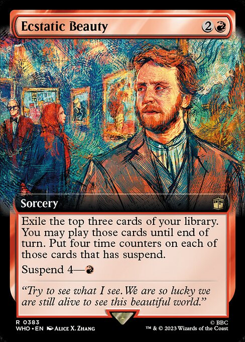 Ecstatic Beauty - Doctor Who Rare Card