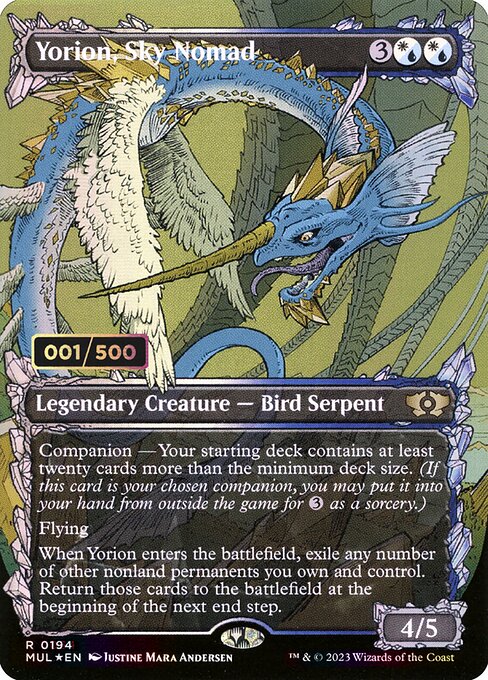 Yorion, Sky Nomad - Multiverse Legends Rare Card