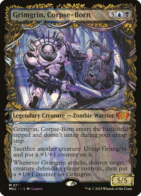 Grimgrin, Corpse-Born - Multiverse Legends Mythic Card