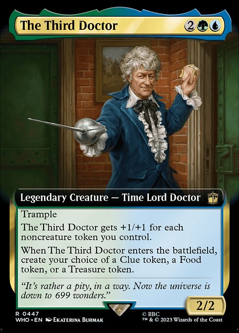 The Third Doctor - Doctor Who Rare Card