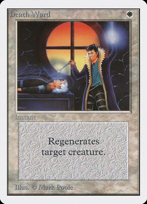 Death Ward - Unlimited Edition Common Card