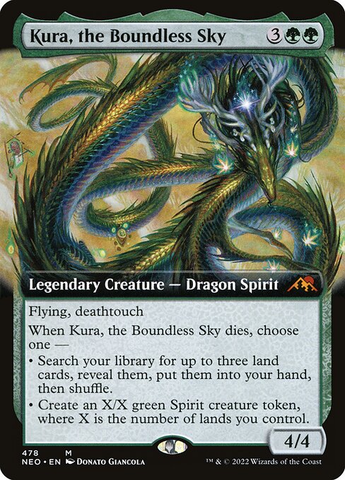 Kura, the Boundless Sky - Kamigawa: Neon Dynasty Mythic Card
