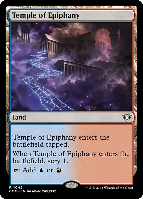 Temple of Epiphany - Commander Masters Rare Card