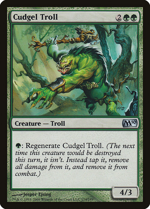 Cudgel Troll - Magic 2010 Uncommon Card