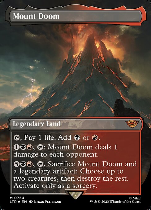 Mount Doom - The Lord of the Rings: Tales of Middle-earth Mythic Card