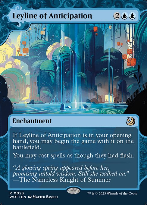 Leyline of Anticipation - Wilds of Eldraine: Enchanting Tales Rare Card