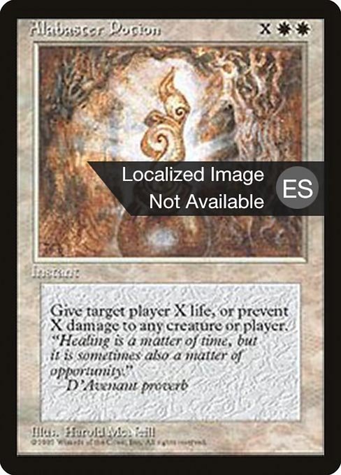 Alabaster Potion - Fourth Edition Foreign Black Border Common Card