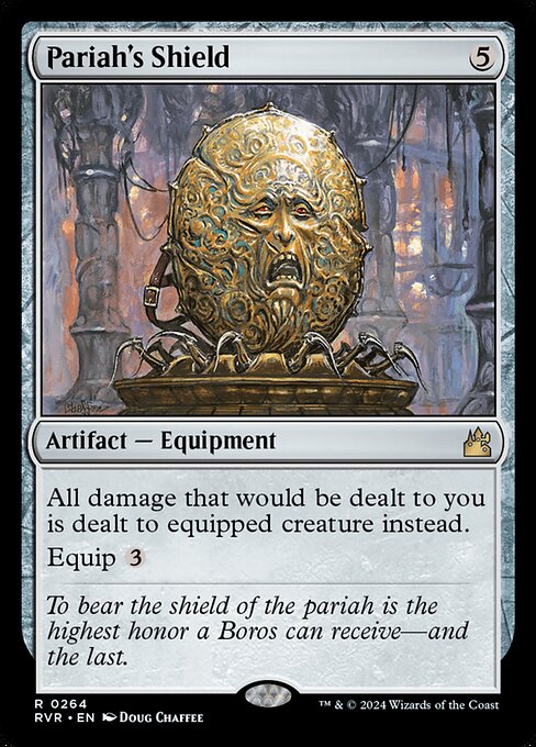 Pariah's Shield - Ravnica Remastered Rare Card