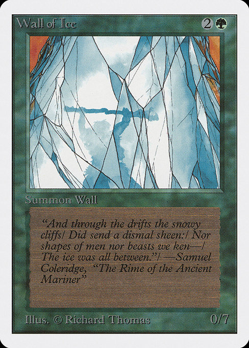 Wall of Ice - Unlimited Edition Uncommon Card