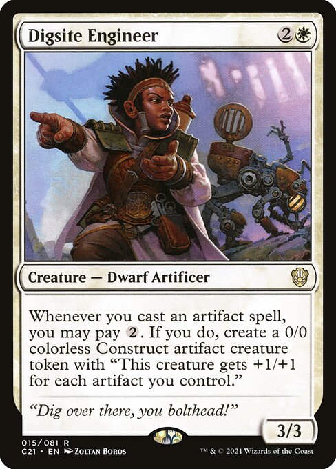 Digsite Engineer - Commander 2021 Rare Card