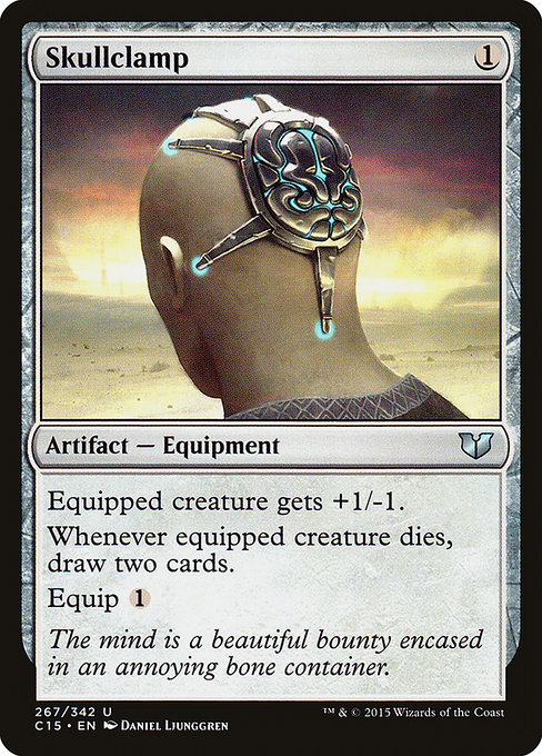 Skullclamp - Commander 2015 Uncommon Card