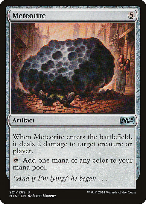 Meteorite - Magic 2015 Uncommon Card